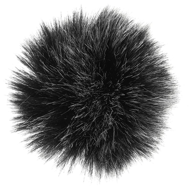 Onwon Outdoor Microphone Furry Windscreen Muff for Most Lavalier Microphones Lapel Headset Microphone Cover (2 Pack) - Image 2